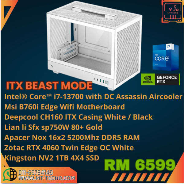 ITX Beast Mode Gaming Pc (Limited Time Offer)