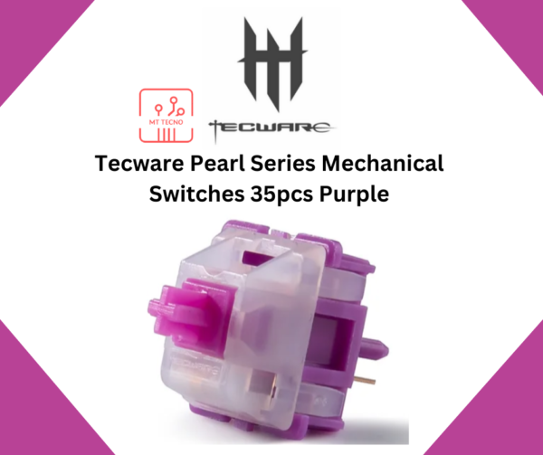 Tecware Pearl Series Mechanical Switches 35pcs Purple