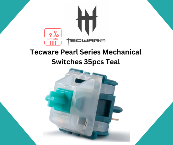 Tecware Pearl Series Mechanical Switches 35pcs Teal