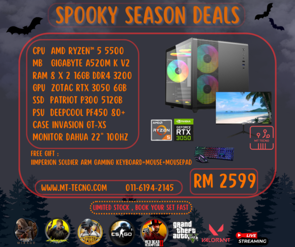 Halloween Gaming Pc offer