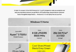 Asus VivoBook Go 15 | Black , Silver 