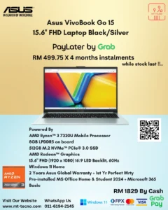 Asus VivoBook Go 15 | Black , Silver