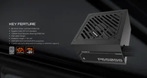 GIGABYTE P550SS/P650SS ATX 80 Plus Silver Power Supply 